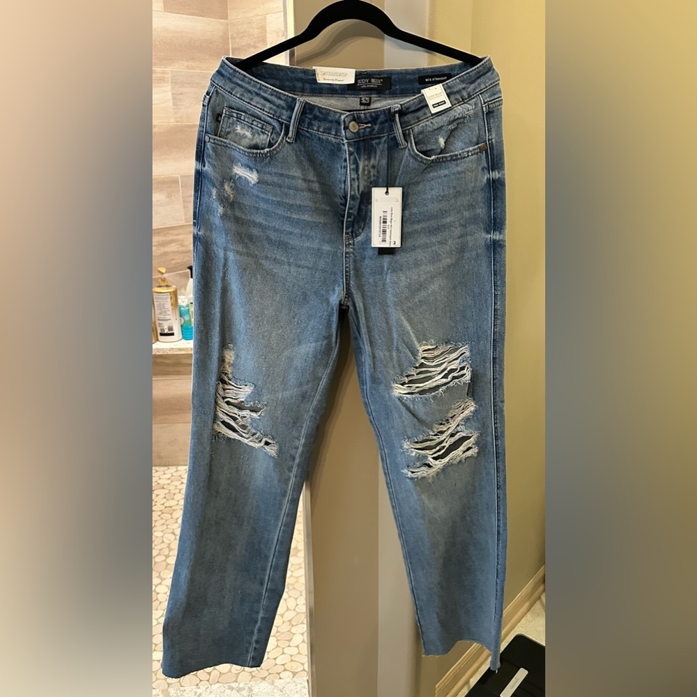 Judy Blue Straight Leg 90’s High Waisted Jeans